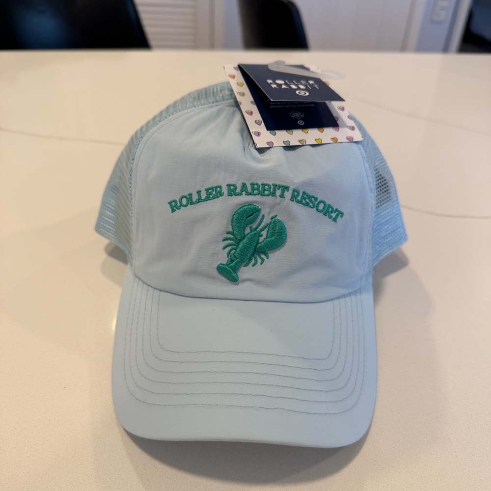 Roller Rabbit x Target Adult Embroidered Baseball Hat Light Aqua